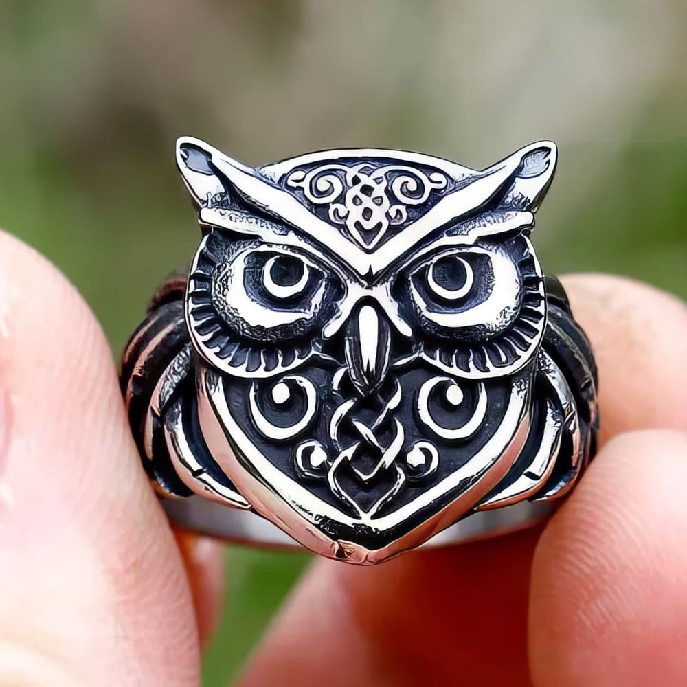 Bague Hibou Nordique