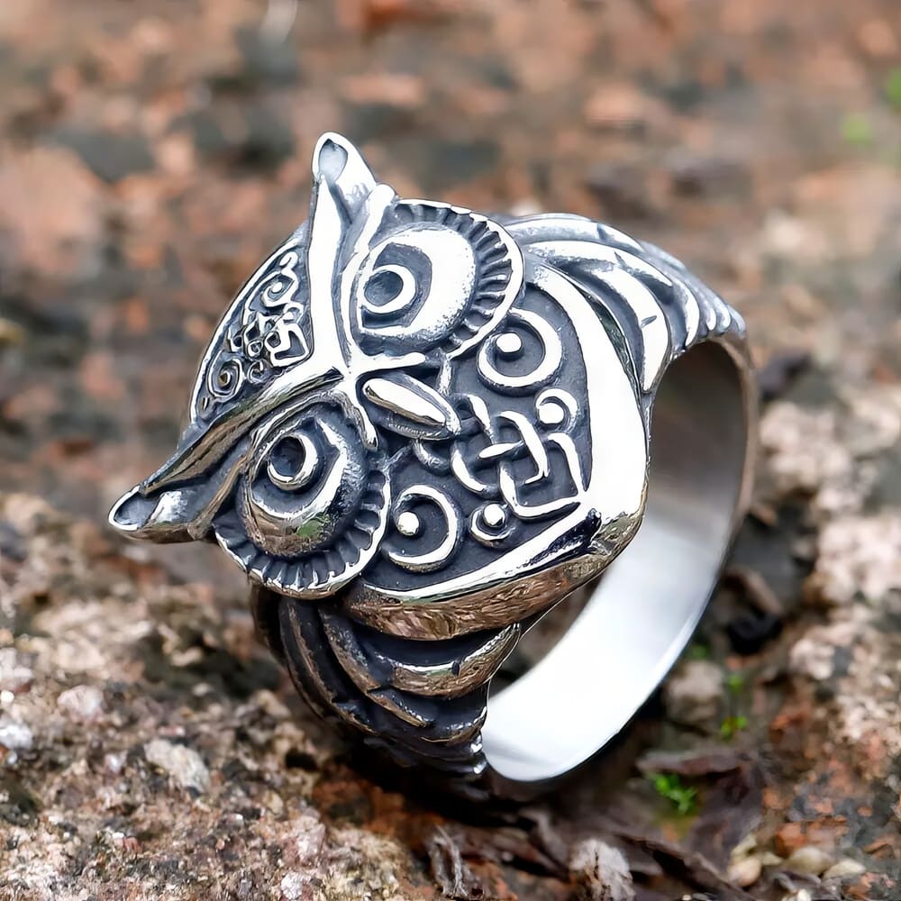 Bague Hibou Nordique