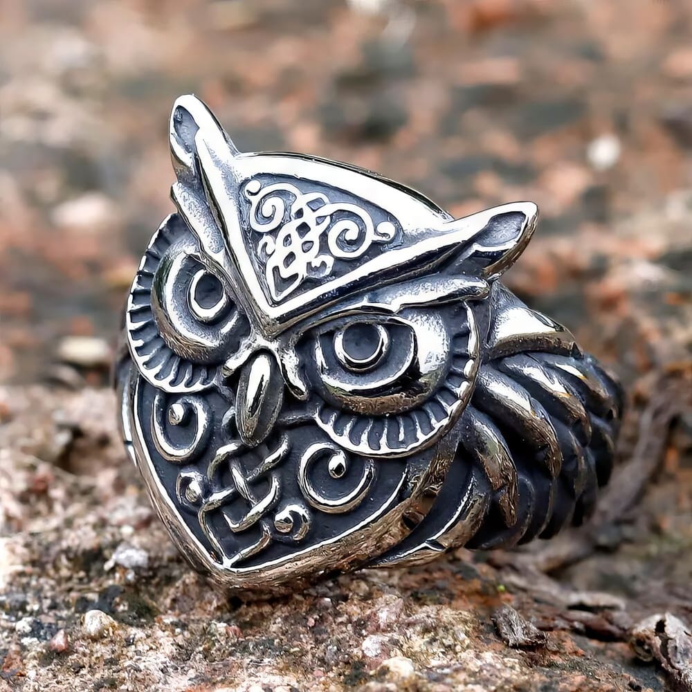 Bague Hibou Nordique