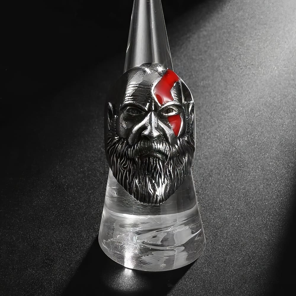 Bague Tête de Viking Barbu