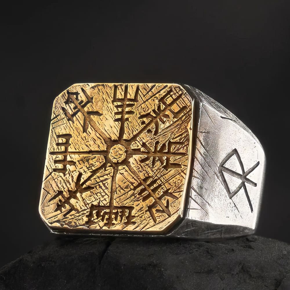 Bague Vegvisir Argent Massif