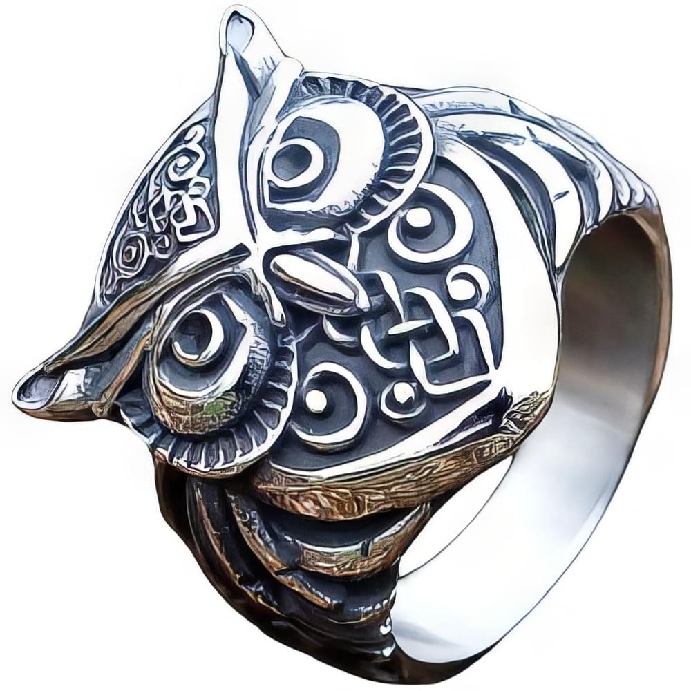Bague Hibou Nordique