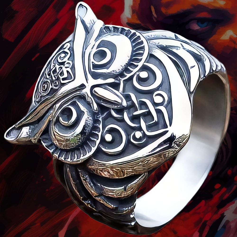 Bague Hibou Nordique