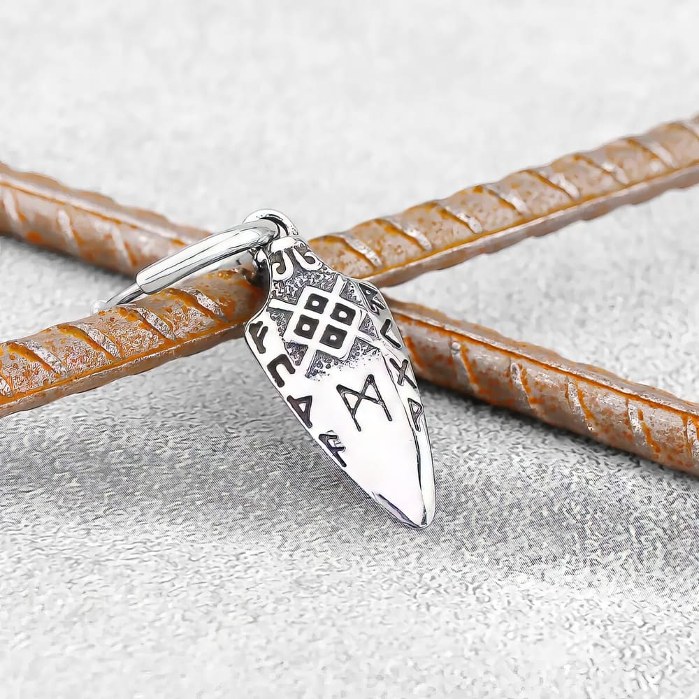 Boucles d'Oreille Runes Scandinaves