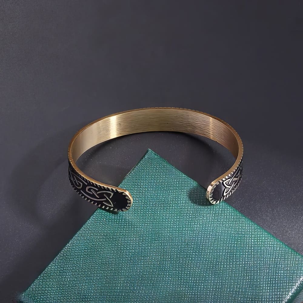 Bracelet Runes Vikings et Valknut