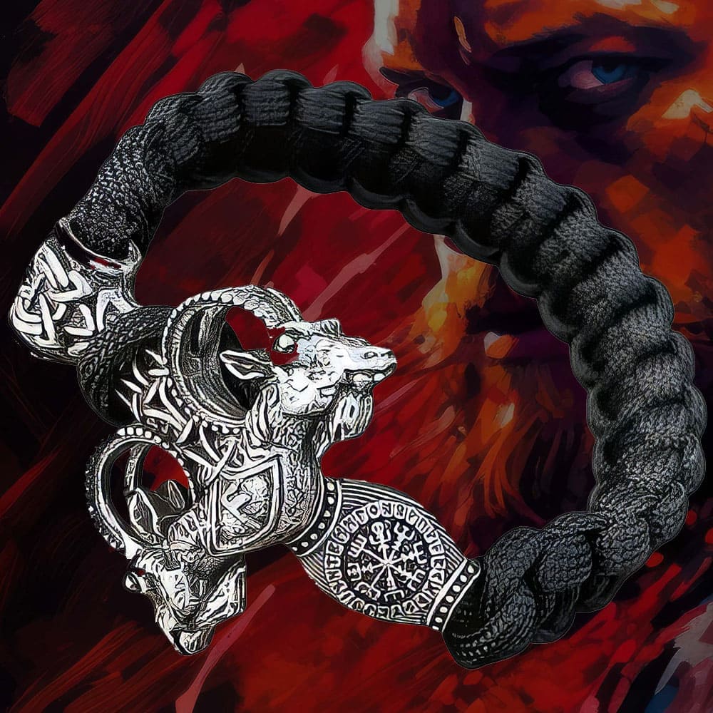 Bracelet Viking Tête de Bouc
