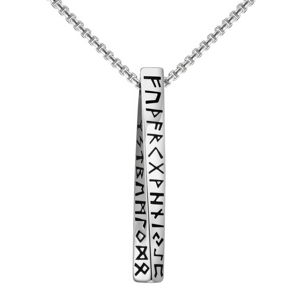 Collier Bâton Totem Runique