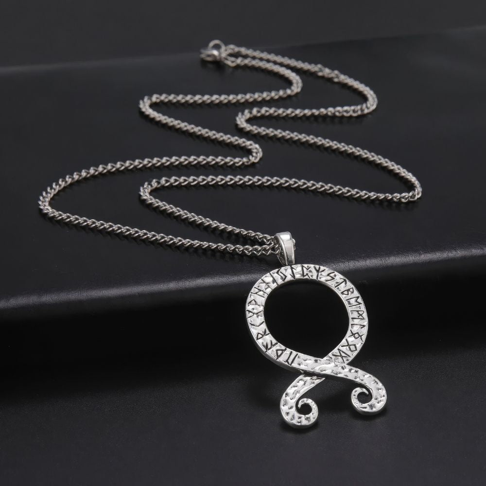 Pendentif Cercle Viking Pieuvre Octopus