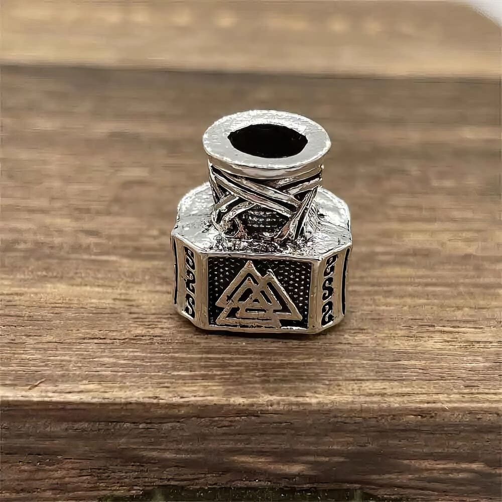 Perle de Barbe Marteau de Thor