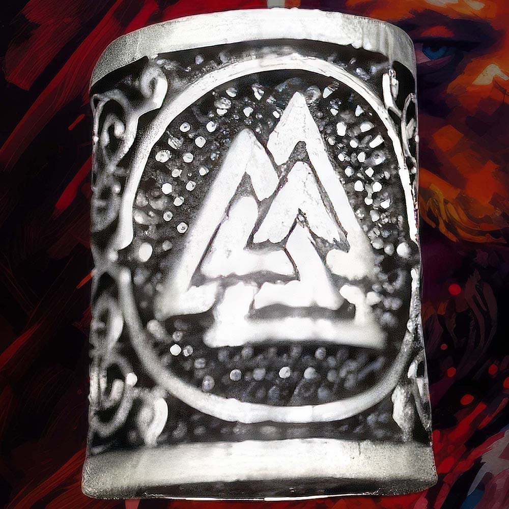 Perle à Barbe Viking Valknut