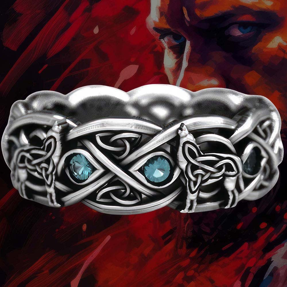 Anneau Loup Femme - Geri & Freki