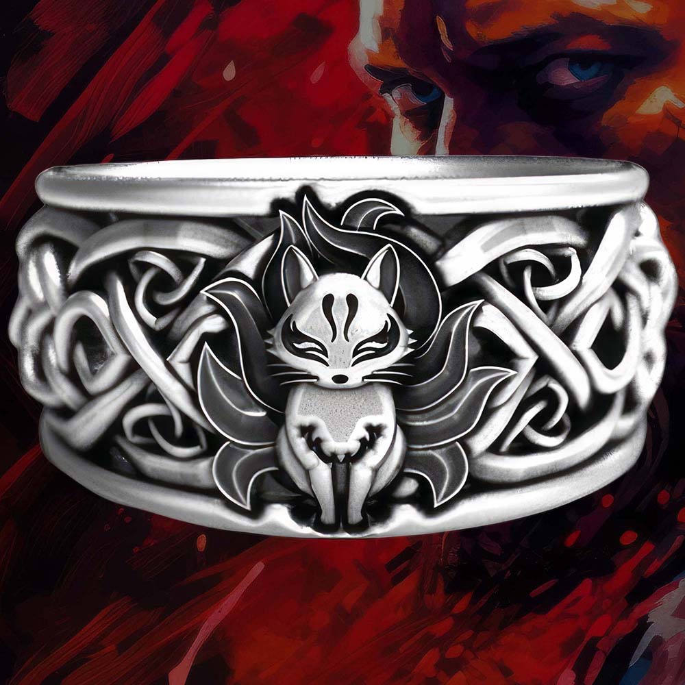 Anneau Loup Homme Nordique