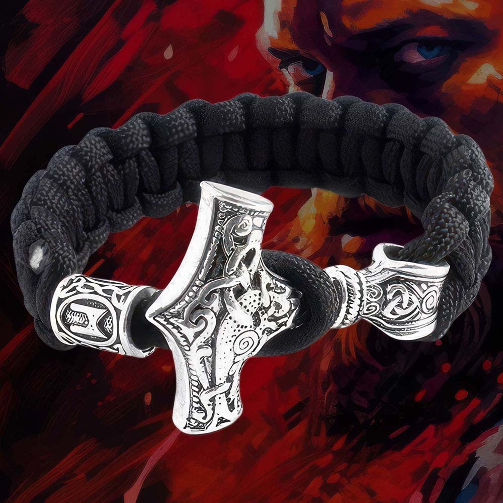 Bracelet Mjöllnir en Paracorde
