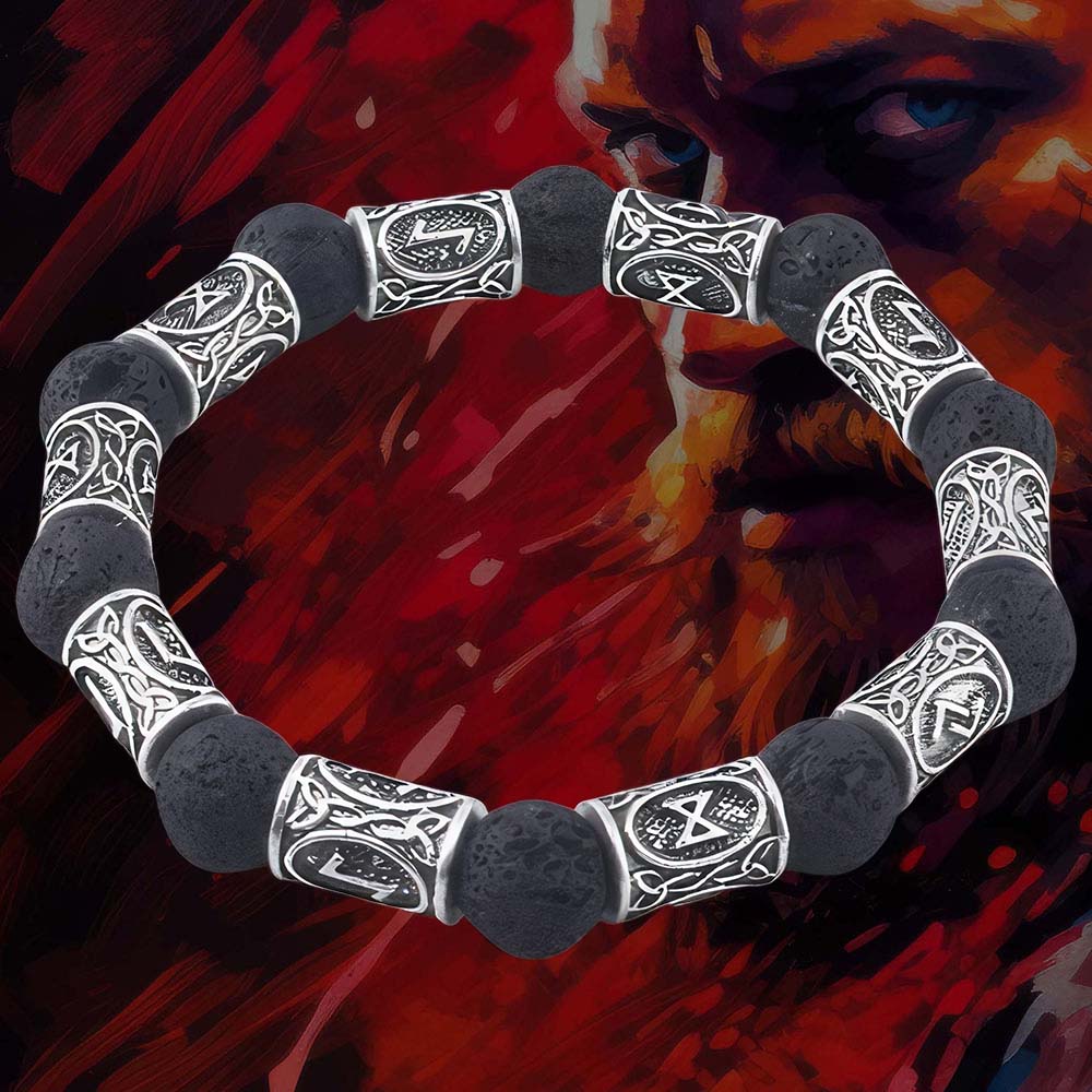 Bracelet Runique - Pierres d'Immortalité