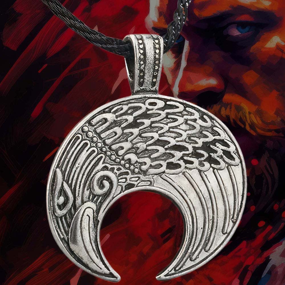 Collier Corbeau Homme