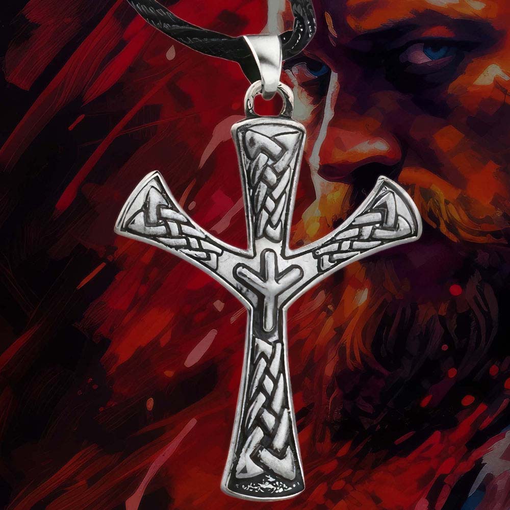 Collier Croix Viking - Rune Elhaz