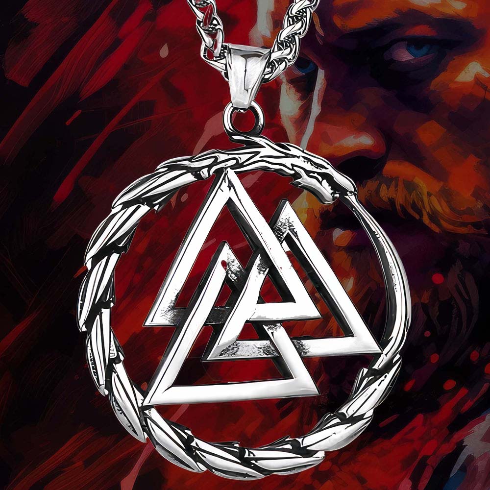 Collier Valknut & Ouroboros