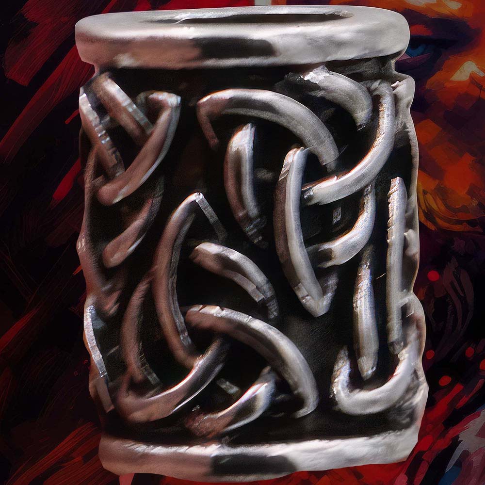 Perle à Barbe Entrelacs Celtiques