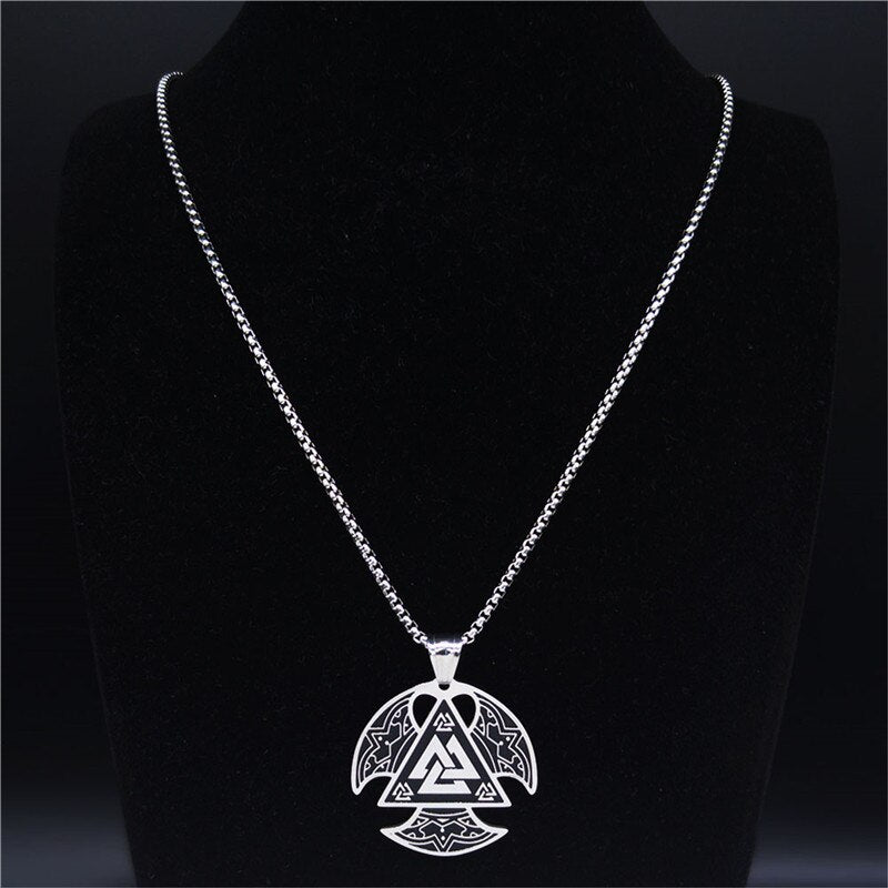 Collier Valknut homme
