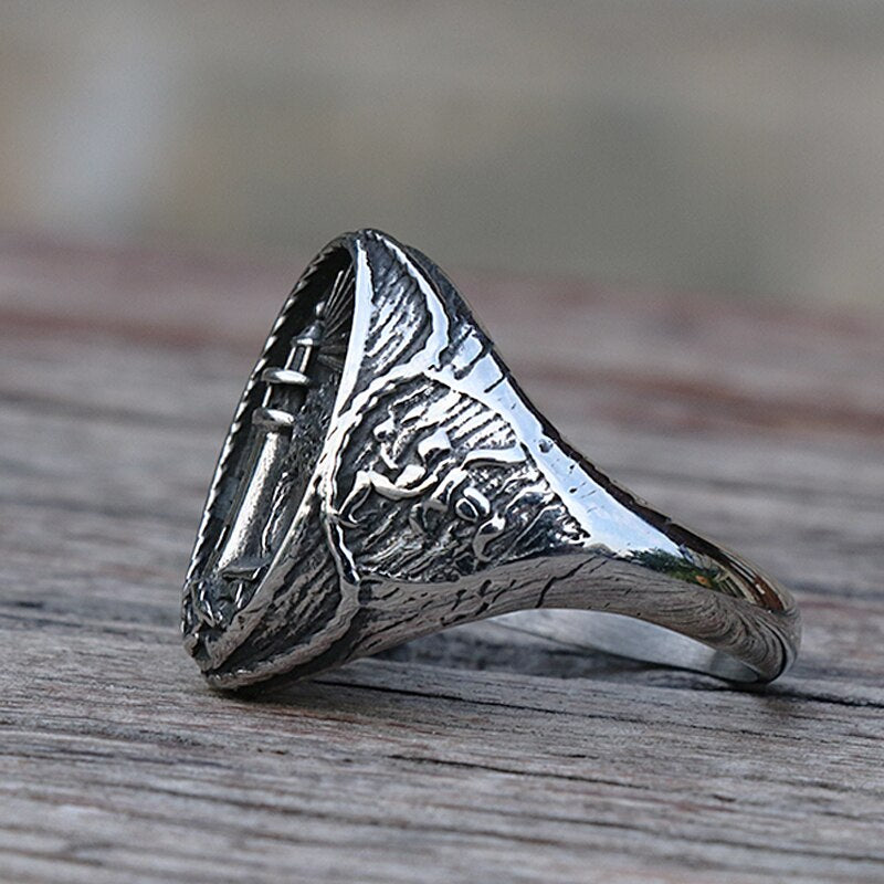 Chevaliere Homme Style Viking