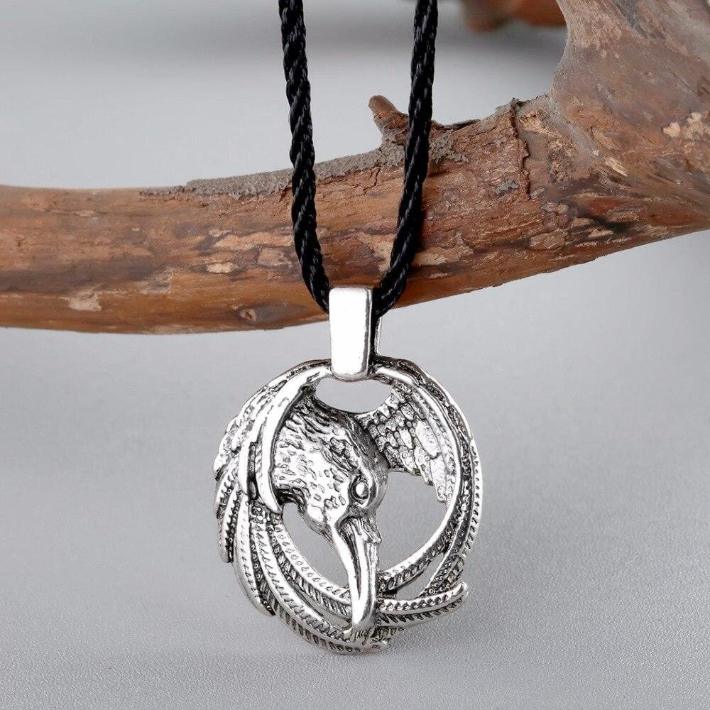 Pendentif Corbeau Homme