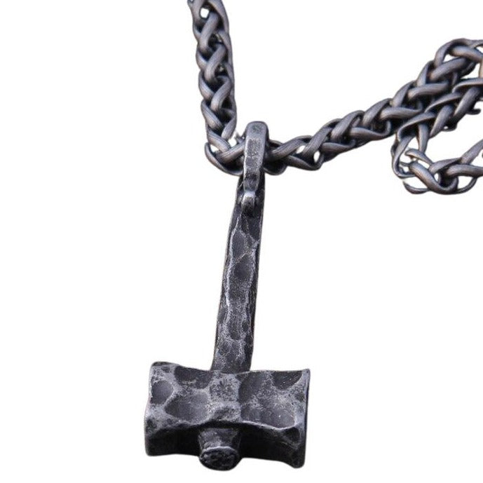 Pendentif Marteau de Thor en Acier