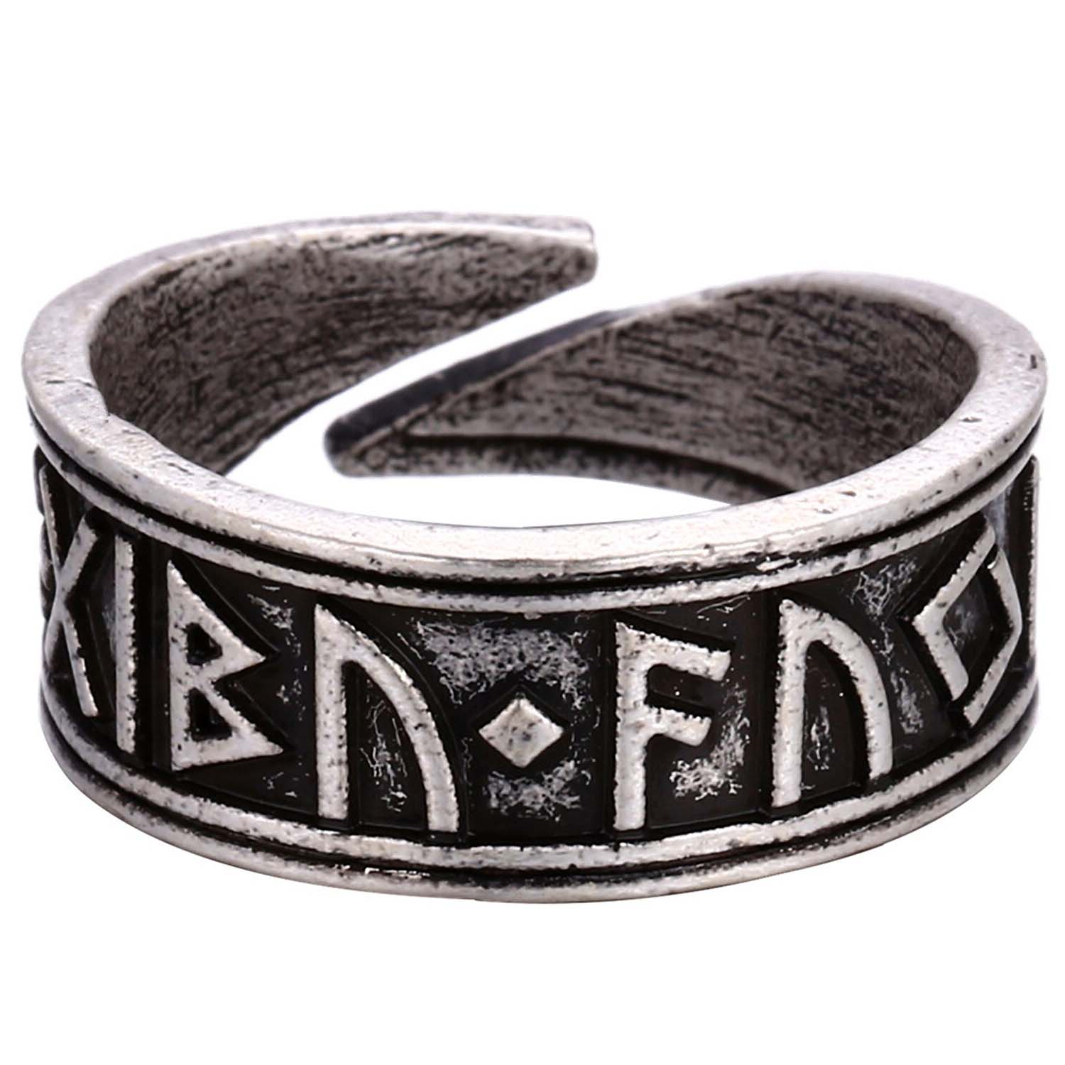 Anneau Runes Scandinaves Ajustable
