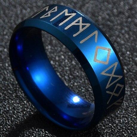 Bague Viking Bleu