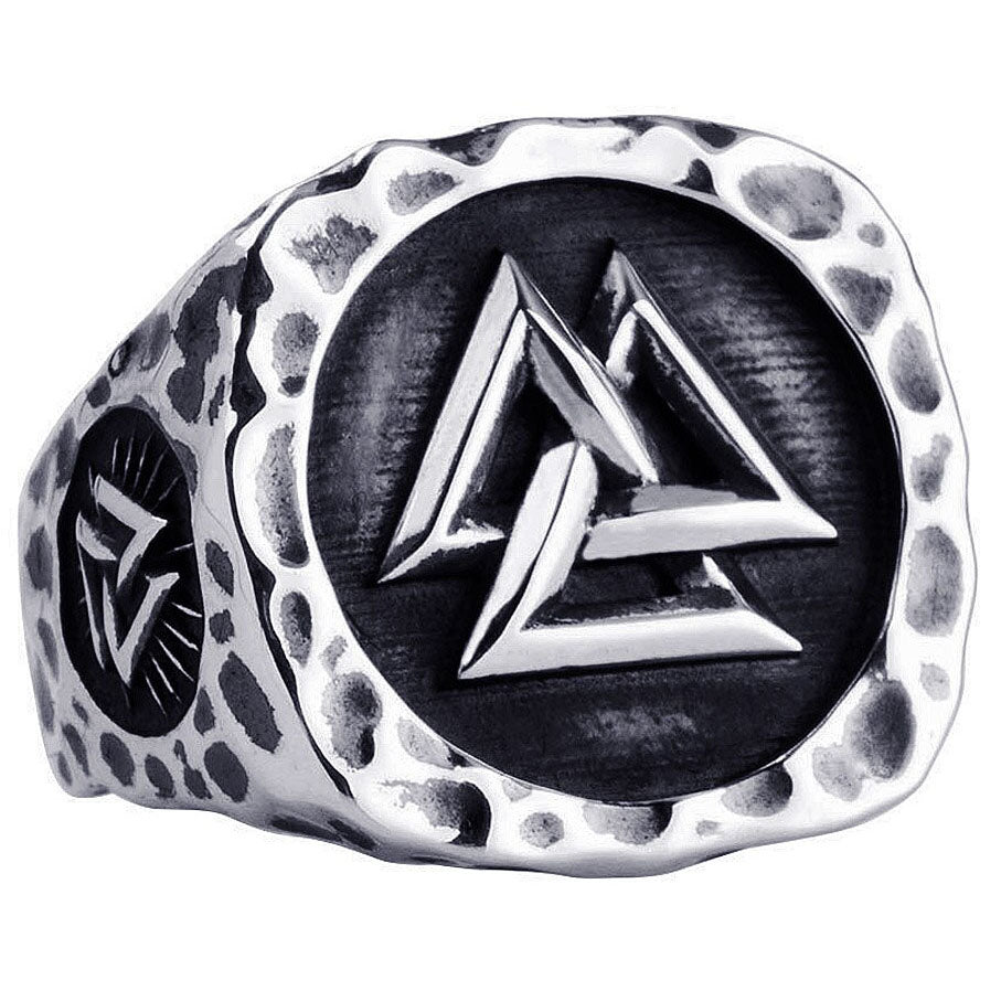 Bague Argent Nordique