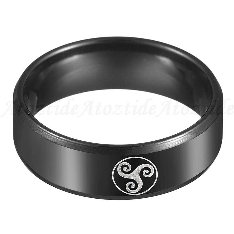 Bague Celtique Noire