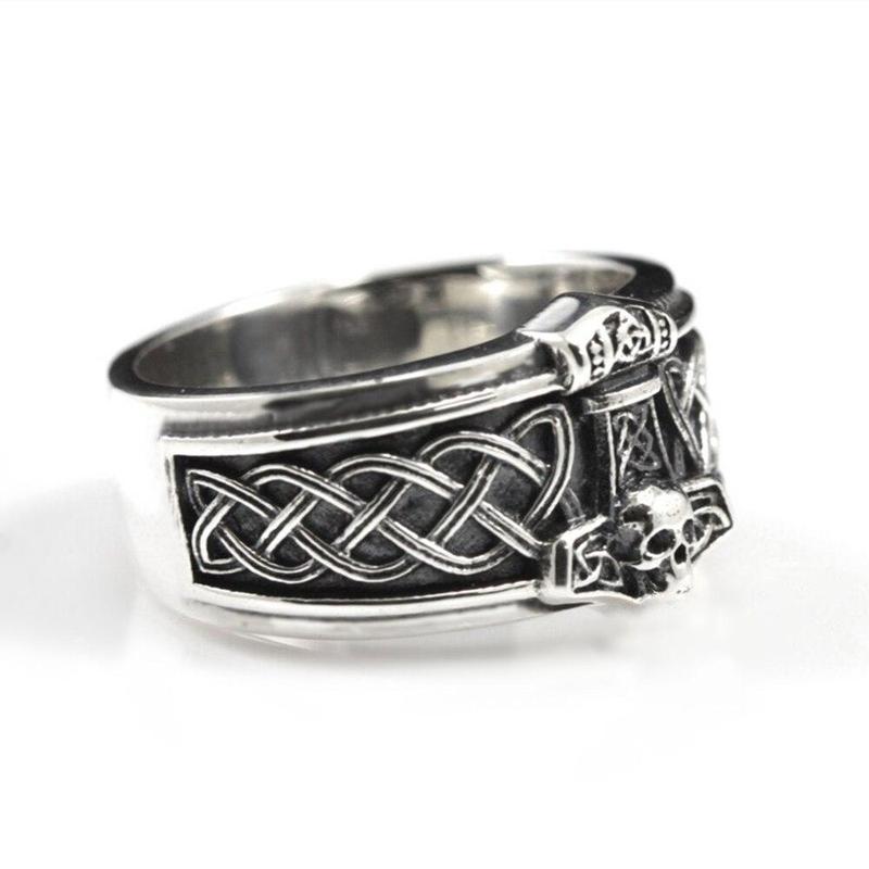 Bague Homme Marteau Thor