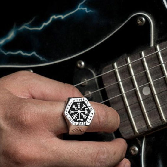 Bague Boussole Nordique