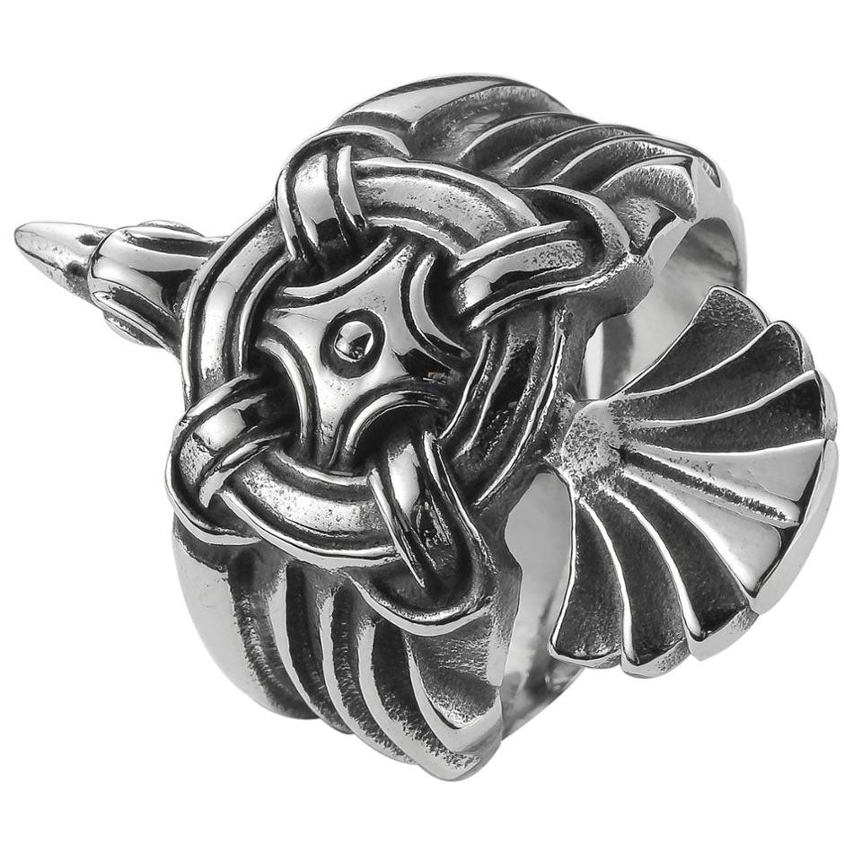 Bague Corbeau Nœud Celtique