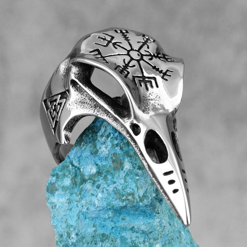 Bague Corbeau d'Odin