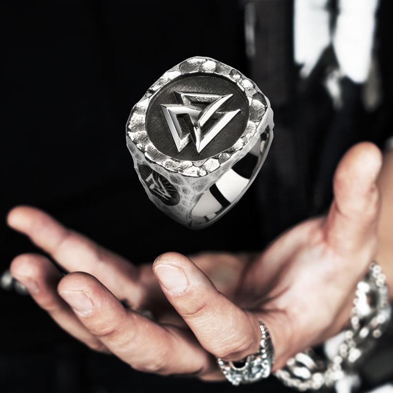 Bague Viking Valknut