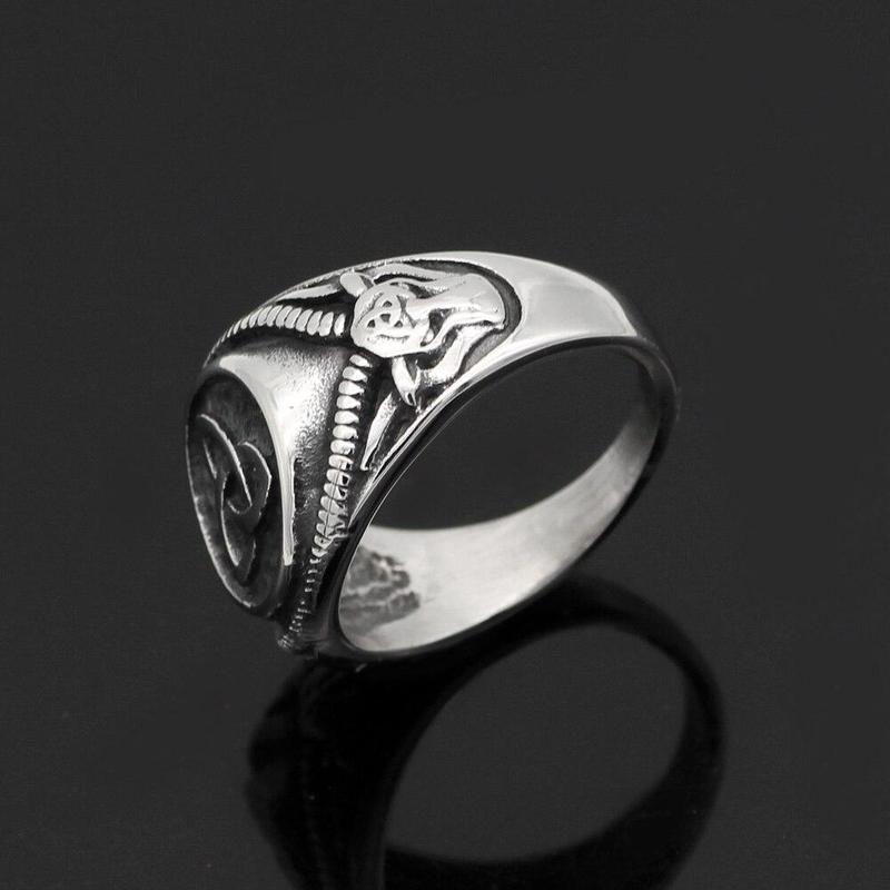 Bague Triquetra Acier