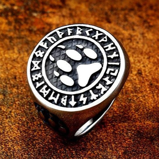 Anneau Runique Médiéval