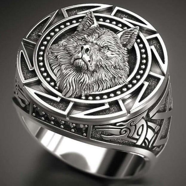 Bague Loup Nordique