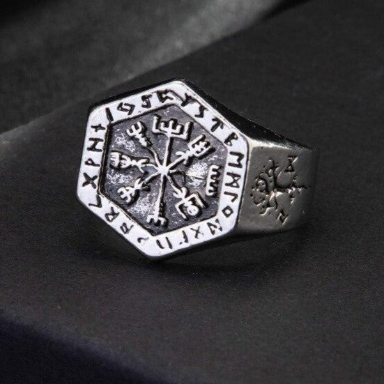 Bague Homme Viking Vegvisir