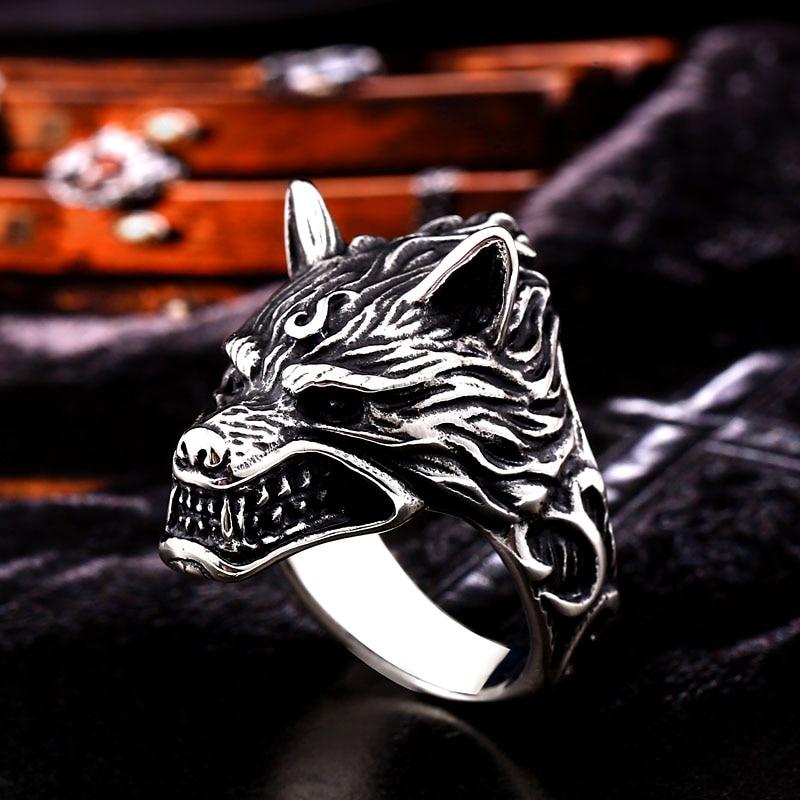 Bague Loup Celtique