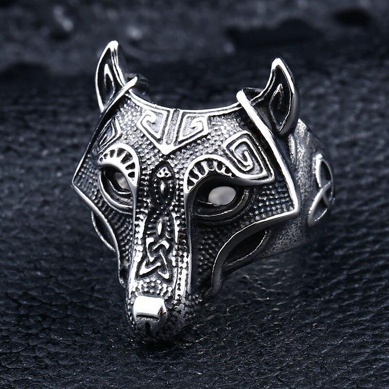 Bague Homme Tête De Loup