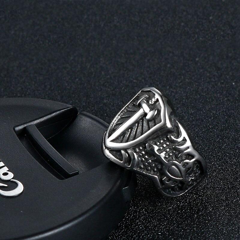 Bague Homme Inoxydable Guerrier