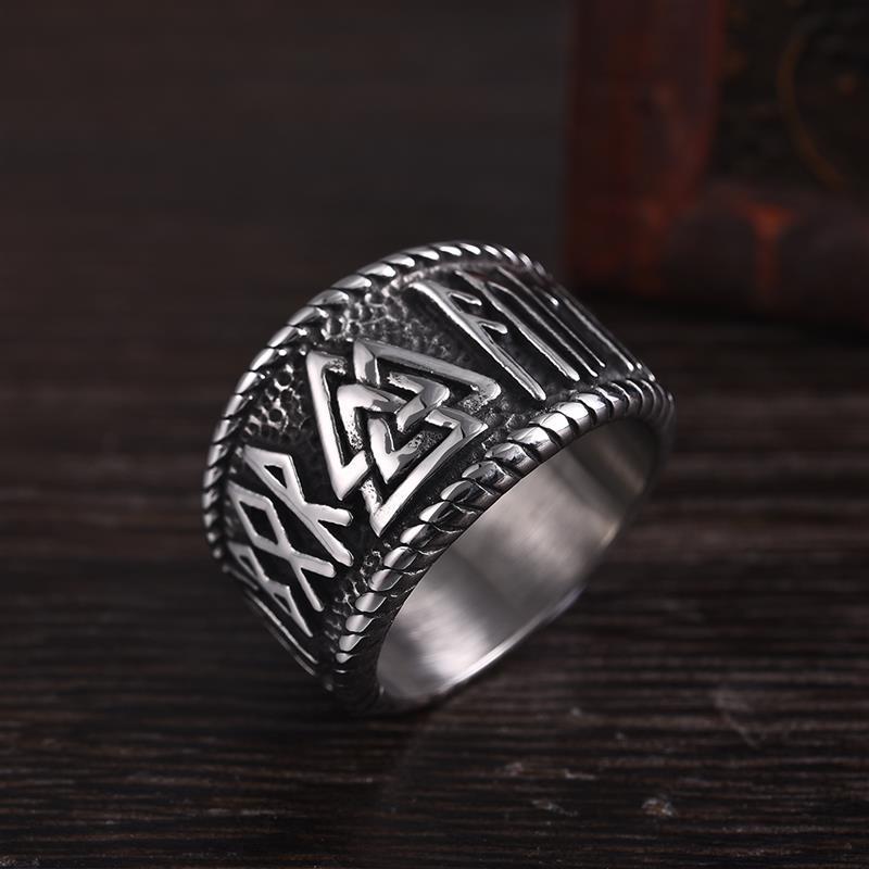Bague Homme Viking Symbole