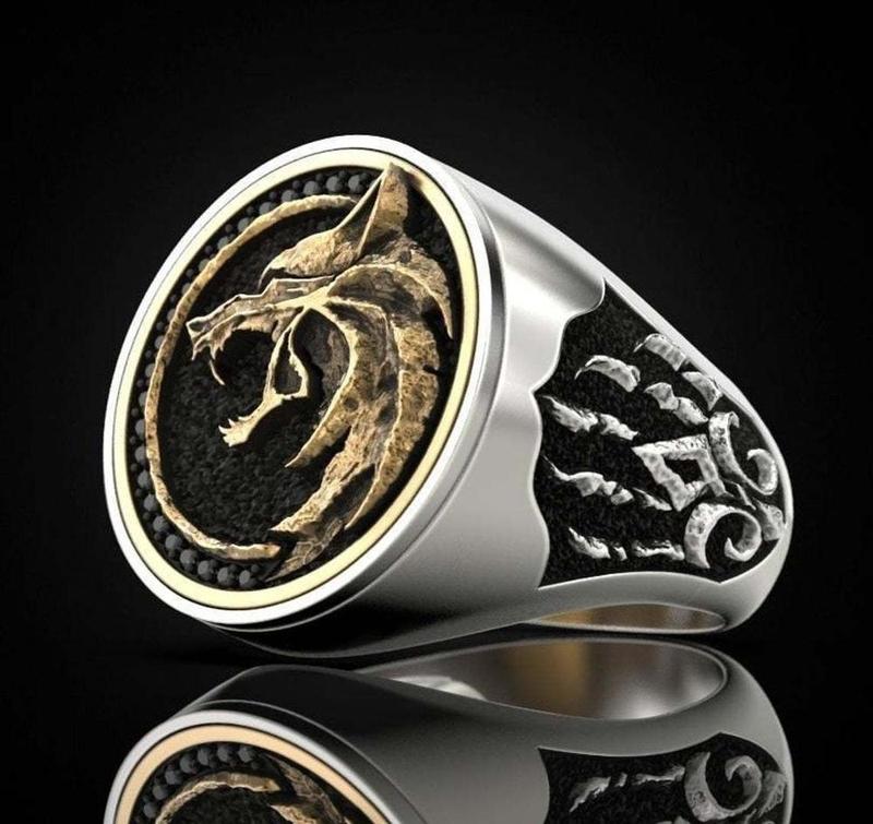 Bague Tête de Fenrir