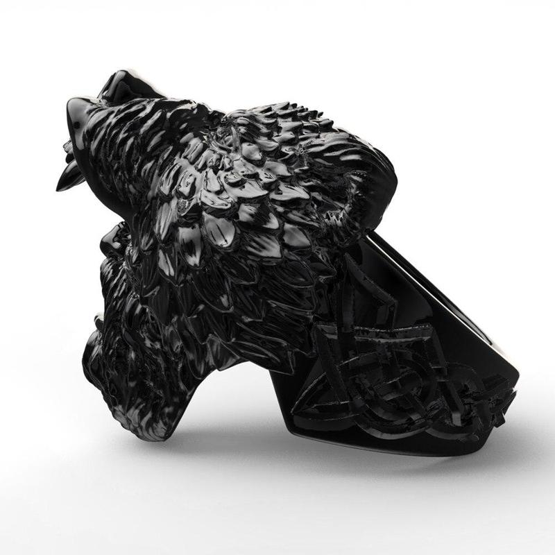 Bague Homme Inoxydable Guerrier