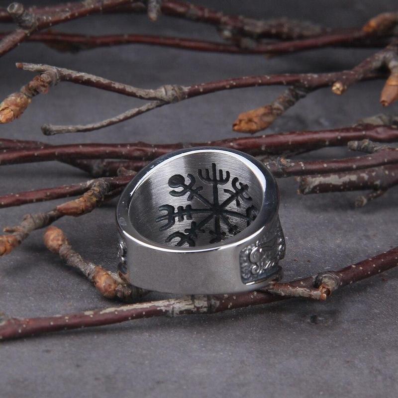 Bague Viking Boussole
