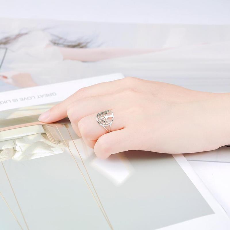 Chevalière Arbre De Vie Viking Acier