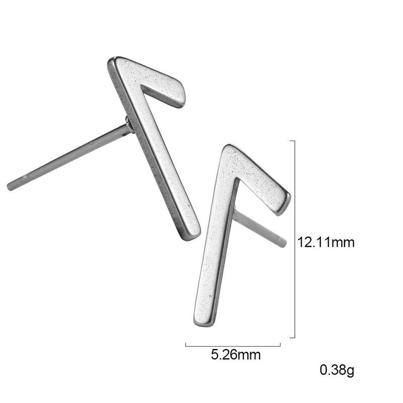 Boucle d'Oreille Rune