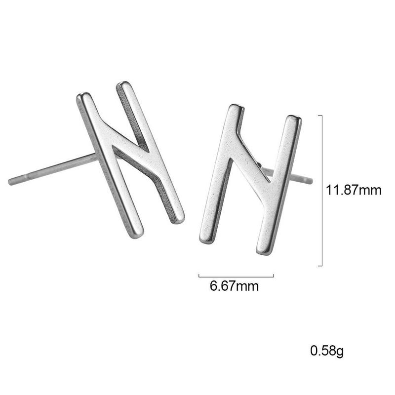 Boucle d'Oreille Rune