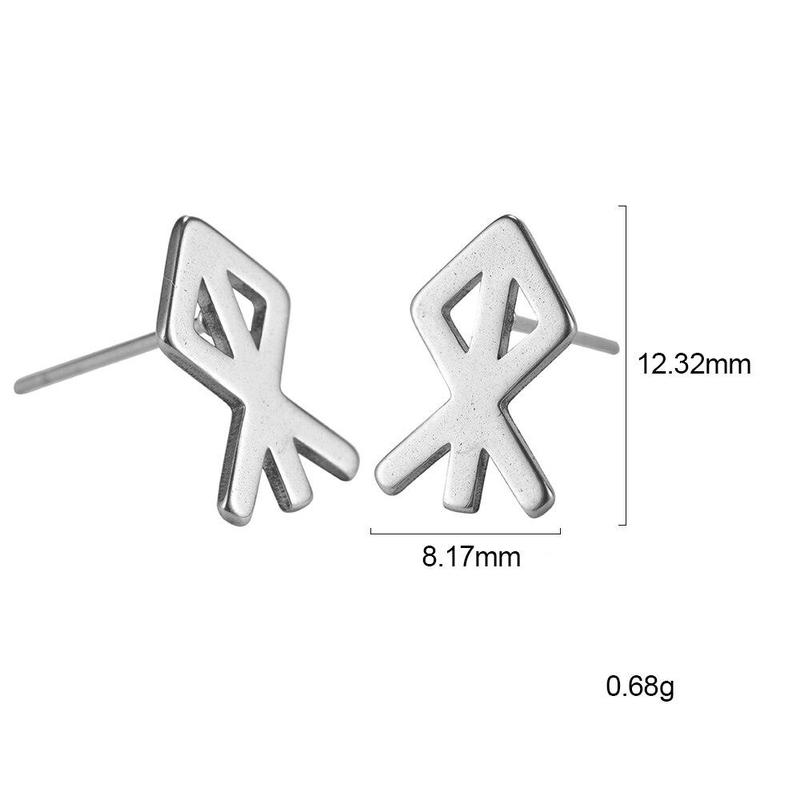 Boucle d'Oreille Rune